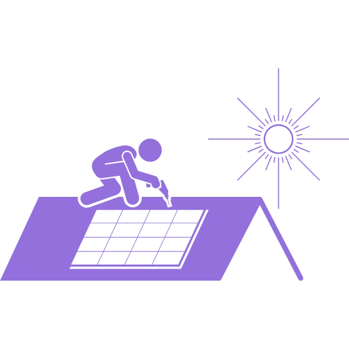 Limpeza de painel solar
